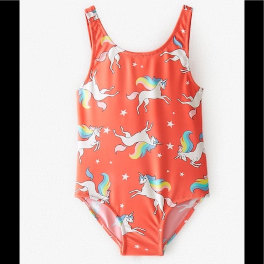 (SOLD)ZARA Baby Girl Sz 12-24 Unicorn BathSuit NWT